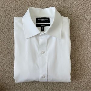 White Bonobos Daily Grind Wrinkle-Free Dress Shirt